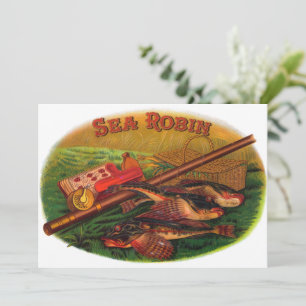 Gevist gear Cigar Label Art, Zee Robin