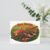  Gevist gear Cigar Label Art, Zee Robin Briefkaart (Staand voorkant)