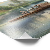 Gevist grafisch foto afdruk (Hoek)