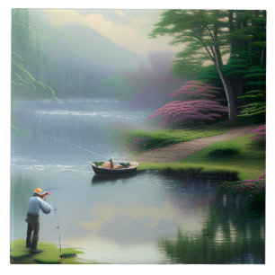 Gevist grafisch tegeltje