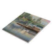 Gevist grafisch tegeltje (Zijkant)