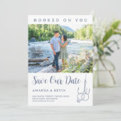 Gevist Haak Trouwringen Save the Date (Staand voorkant)