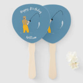 Gevist Handwaaier (Voorkant en achterkant)