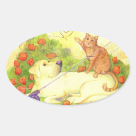 Gevist Hond en Kat / Stickers