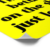 Gevist Idiot Grappig Print Poster Sign Humor (Hoek)