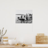 Gevist in de Adirondacks, 1903. foto Poster (Keuken)