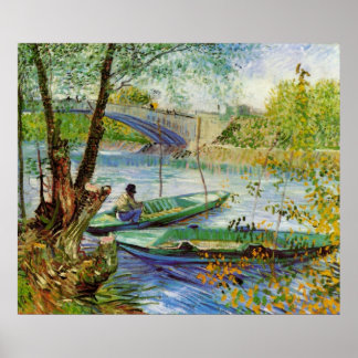Gevist in de lente door Vincent van Gogh Poster