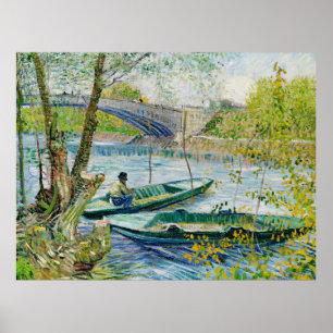 Gevist in de lente door Vincent van Gogh Poster