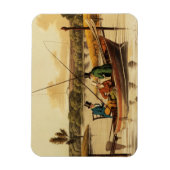 Gevist in een door I. Clark, café door Magneet (Verticaal)