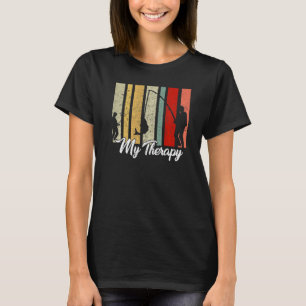 Gevist is mijn therapie grappige retro Gevist T-shirt