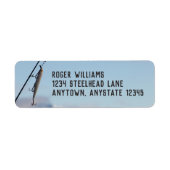 Gevist label retouradres (Voorkant)