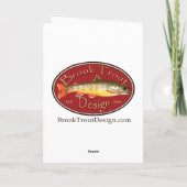 Gevist leeg Wenskaart Kaart (Achterkant)