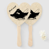  Gevist liefhebbers Handwaaier (Voorkant en achterkant)