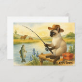 Gevist Lover waterverf Bedankkaart (Voorkant / Achterkant)