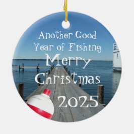 Gevist Lure "Weer een goed jaar van Gevist" Keramisch Ornament
