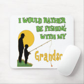 Gevist met kleinzoon muismat (Met muis)