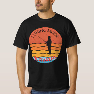 Gevist modus geactiveerd - Funny Fisherman Design T-shirt