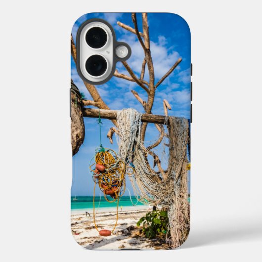 Gevist netten die op het strand drogen Case-Mate iPhone case (Achterkant)