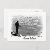 Gevist op het meer briefkaart (Voorkant / Achterkant)