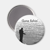 Gevist op het meer magneet (Voorkant / Achterkant)