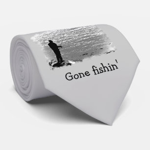 Gevist op het meer stropdas