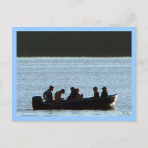 Gevist op Sunset Briefkaart