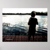 Gevist op zonsondergang poster (Voorkant)