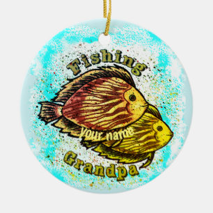 Gevist opa ornament