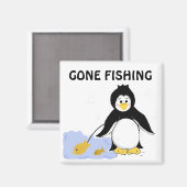 Gevist Penguin Magneet (Voorkant / Achterkant)