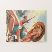 Gevist Pin Up Legpuzzel (Horizontaal)