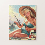 Gevist Pin Up Legpuzzel (Verticaal)