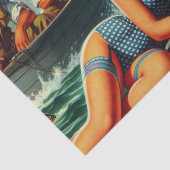  Gevist Pin Up Tissuepapier (Detail)