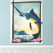 Gevist poster canvas afdruk (Insitu (Houten vloer))