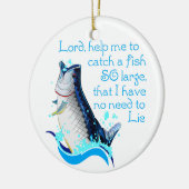 Gevist Prayer Keramisch Ornament (Links)