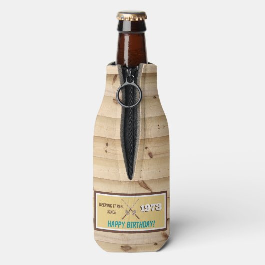 Gevist Retro Reeling Flesjeskoeler (Fles Achterkant)