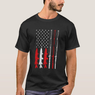 Gevist Rod American Flag  Vist Gift for T-shirt