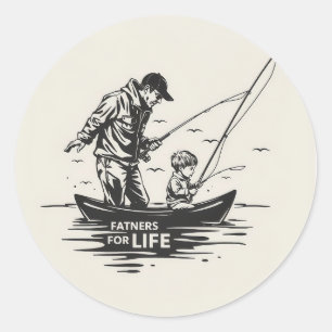 Gevist samen: een tijdloze band ronde sticker