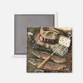 Gevist stilleven magneet (Voorkant / Achterkant)