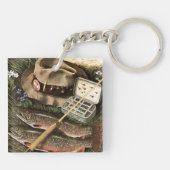 Gevist stilleven sleutelhanger (Achterkant)