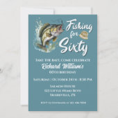  Gevist thema 60e verjaardagsfeest Kaart (Voorkant)