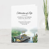 Gevist thema, foto, viering van het leven begrafen programma (Voorkant)