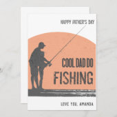 Gevist Vaderdag Kaarten Oranje Visser (Voorkant / Achterkant)