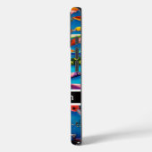 Gevist Veel Vist ontwerp Personaliseer naam Case-Mate iPhone Case (Achterkant / Links)