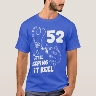 Gevist Verjaardag 52e Dag Fisher Verjaardagscadeau T-shirt