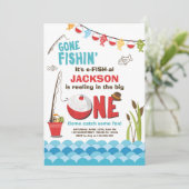 Gevist Verjaardag Uitnodiging Hout De grote (Staand voorkant)