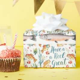 Gevist Verjaardagsthema voor geliefden Cadeaupapier