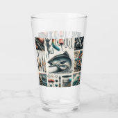 Gevist vistuig glas (Achterkant)