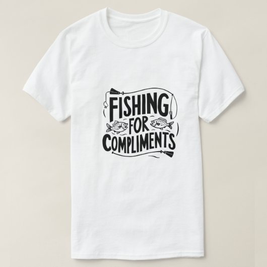 Gevist voor Complimenten T-shirt - Grappig Grafisc (Design voorkant)
