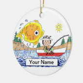 GEVIST - VROUW KERAMISCH ORNAMENT (Links)