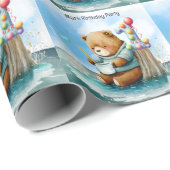 Geviste 1e verjaardag cadeaupapier (Rol Hoek)